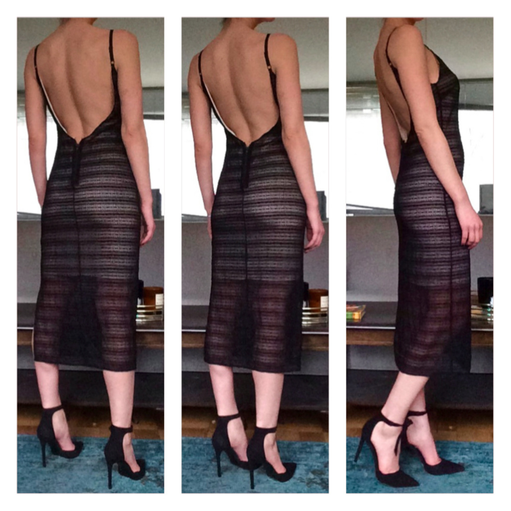 Alice + Olivia Illusion Open Back Dress - Picture 4 of 8